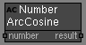 Math Number ArcCosine node