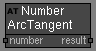Math Number ArcTangent node