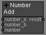 Math Number Add node