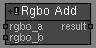 Math Rgbo Add node